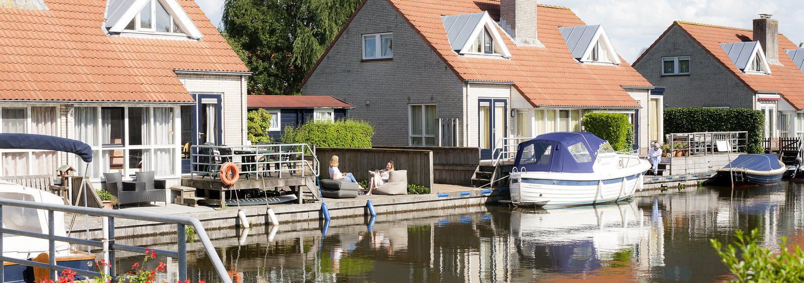 Ferienhaus mit boot mieten in Holland
